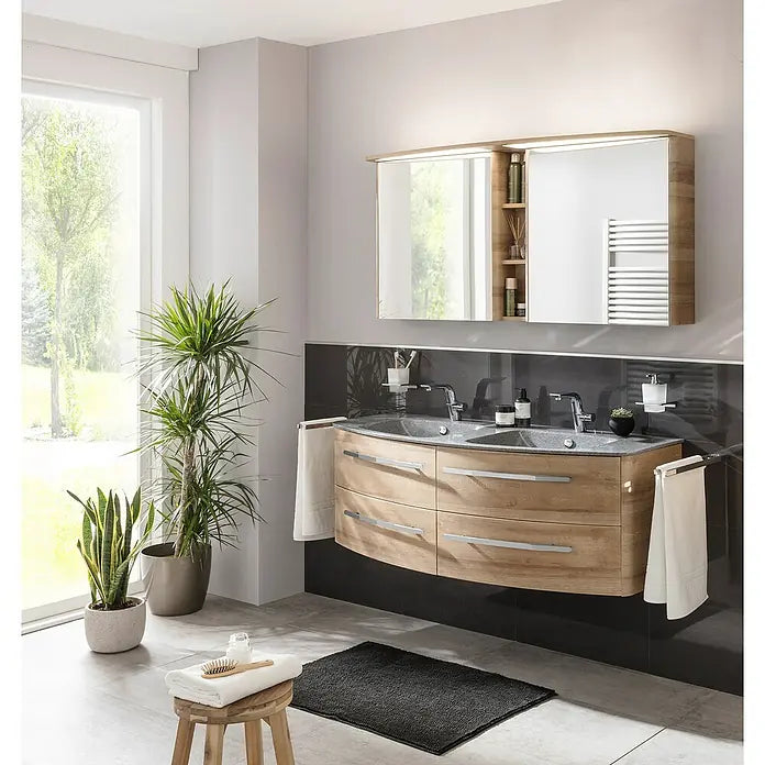 Zestaw mebli łazienkowych LUMA Classico, kolor brązowy