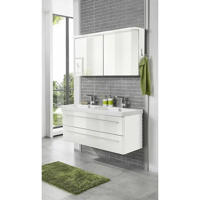 Zestaw mebli łazienkowych MO13W8 od LUMA w kolorze białym