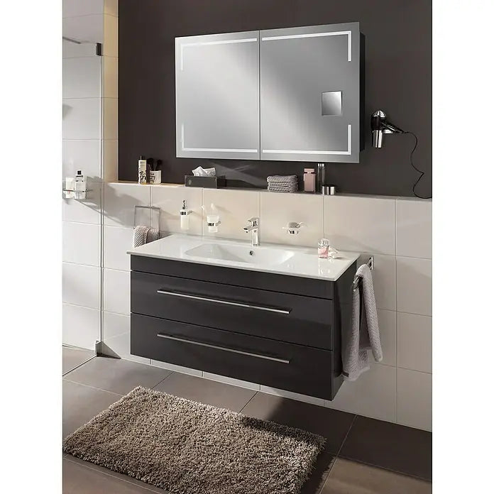 Zestaw mebli łazienkowych LUMA K5, kolor grafitowy