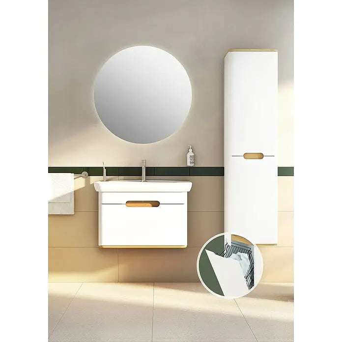 Zestaw mebli łazienkowych LUMA Sento w kolorze białym