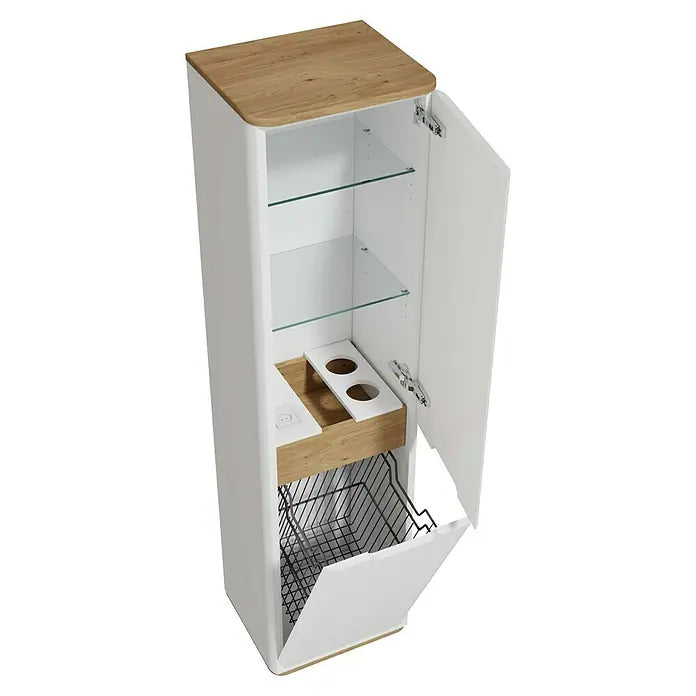 Zestaw mebli łazienkowych LUMA Sento w kolorze białym