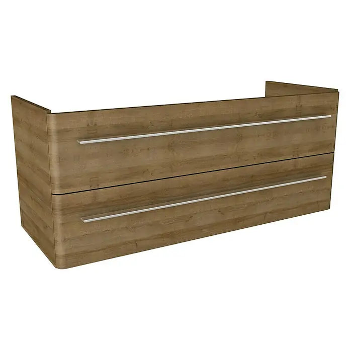 Zestaw mebli łazienkowych MO13W8 od LUMA w kolorze drewna