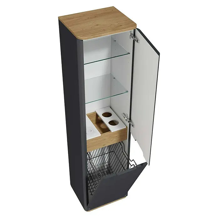 Zestaw mebli łazienkowych LUMA Sento w kolorze antracytowym