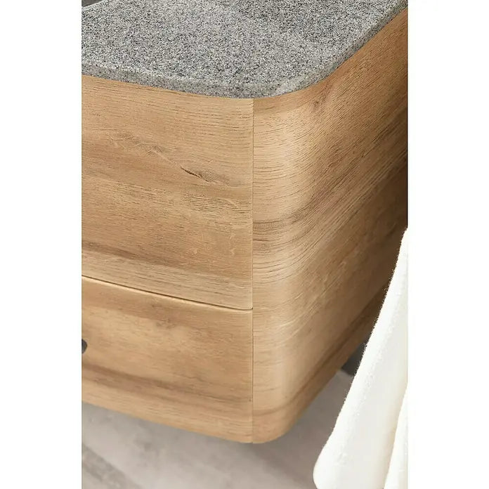 Zestaw mebli łazienkowych LUMA Classico, kolor brązowy